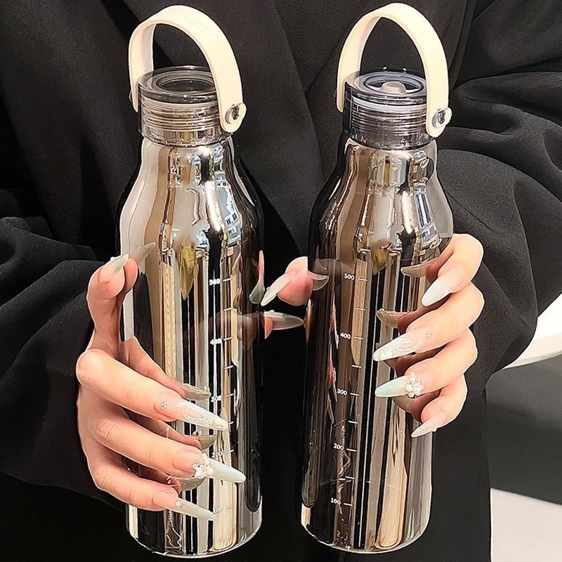 Outdoor Sport Glass Water Bottle - Bottiglia d'acqua in vetro spesso da