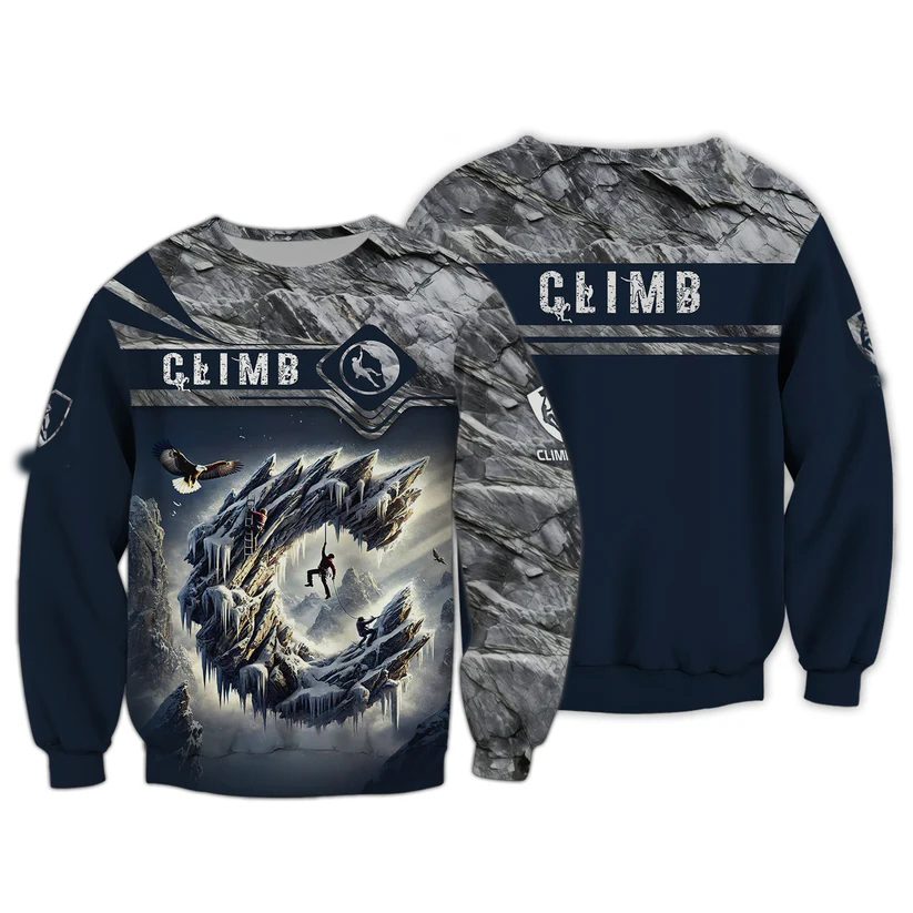 Outdoor Sport Club - T-shirt da uomo con stampa 3D